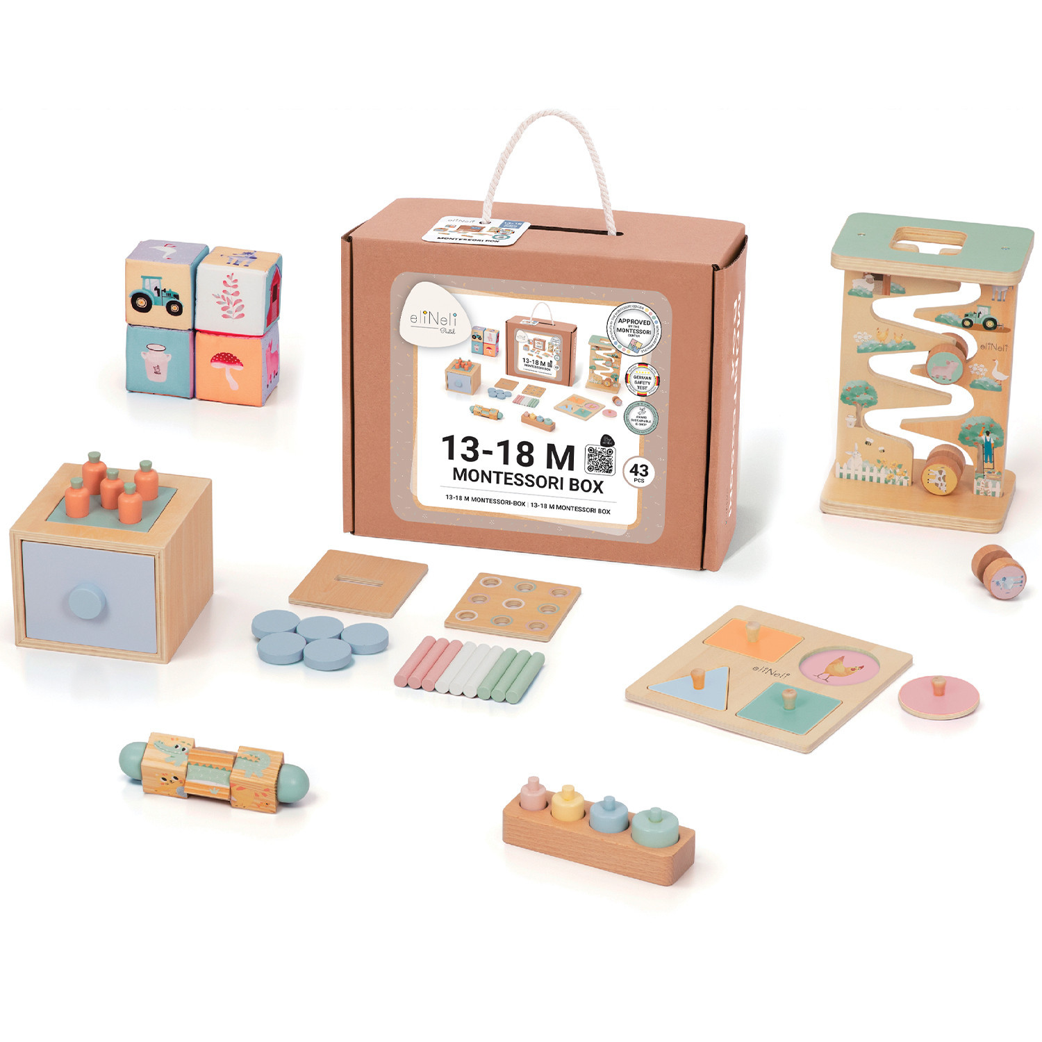 Montessori Educational Box 13-18 months Age: 1+