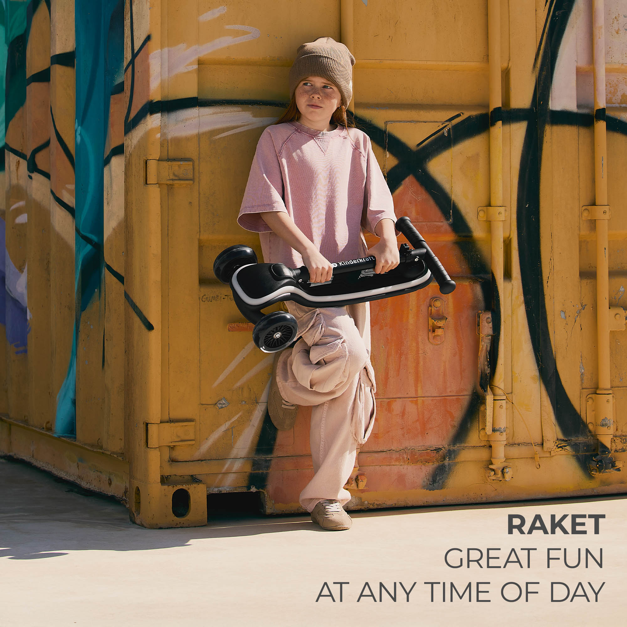 Kinderkraft RAKET тротинетка BLACK