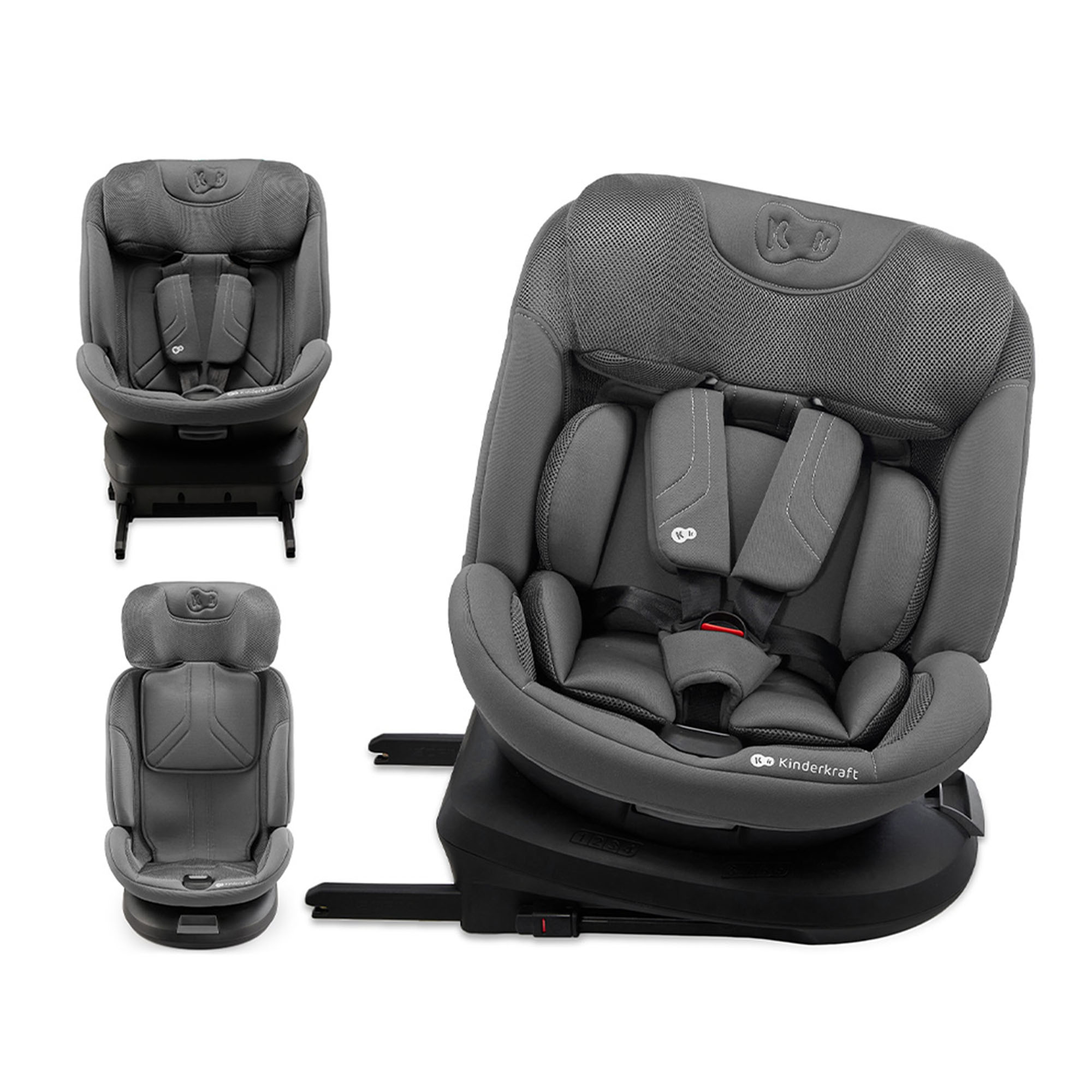 Kinderkraft XPEDITION 3 столче за кола i-Size GREY