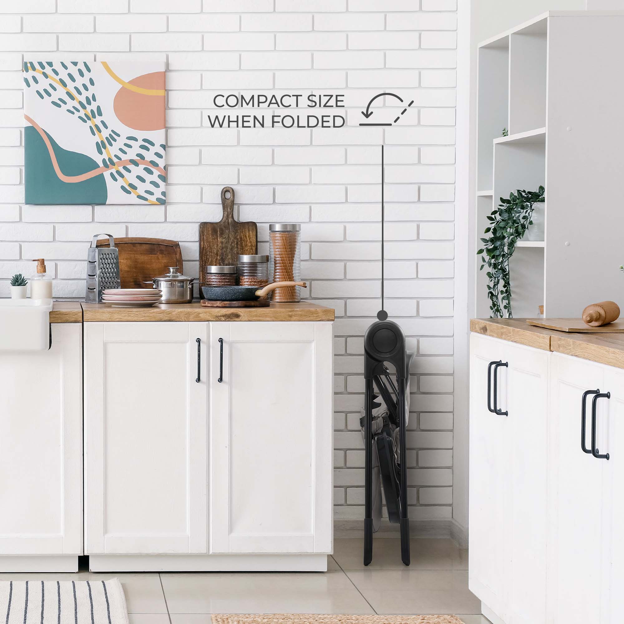 Kinderkraft BINCI столче за хранене GREY