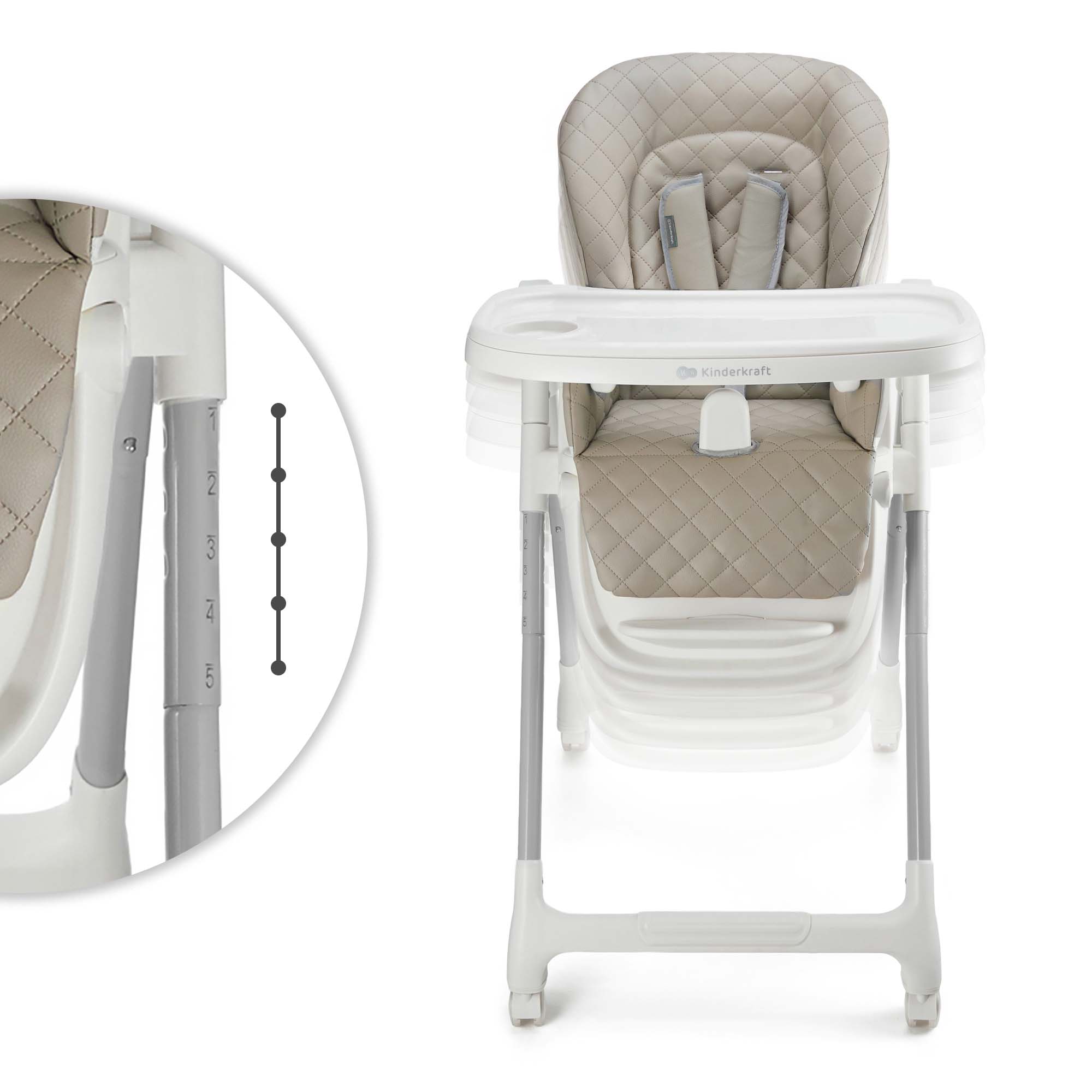 Kinderkraft TULO high chair BEIGE