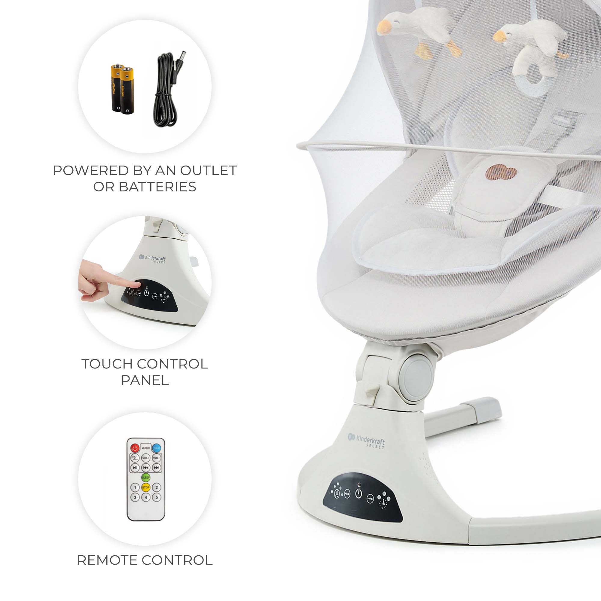 Kinderkraft TULSY lounger BEIGE