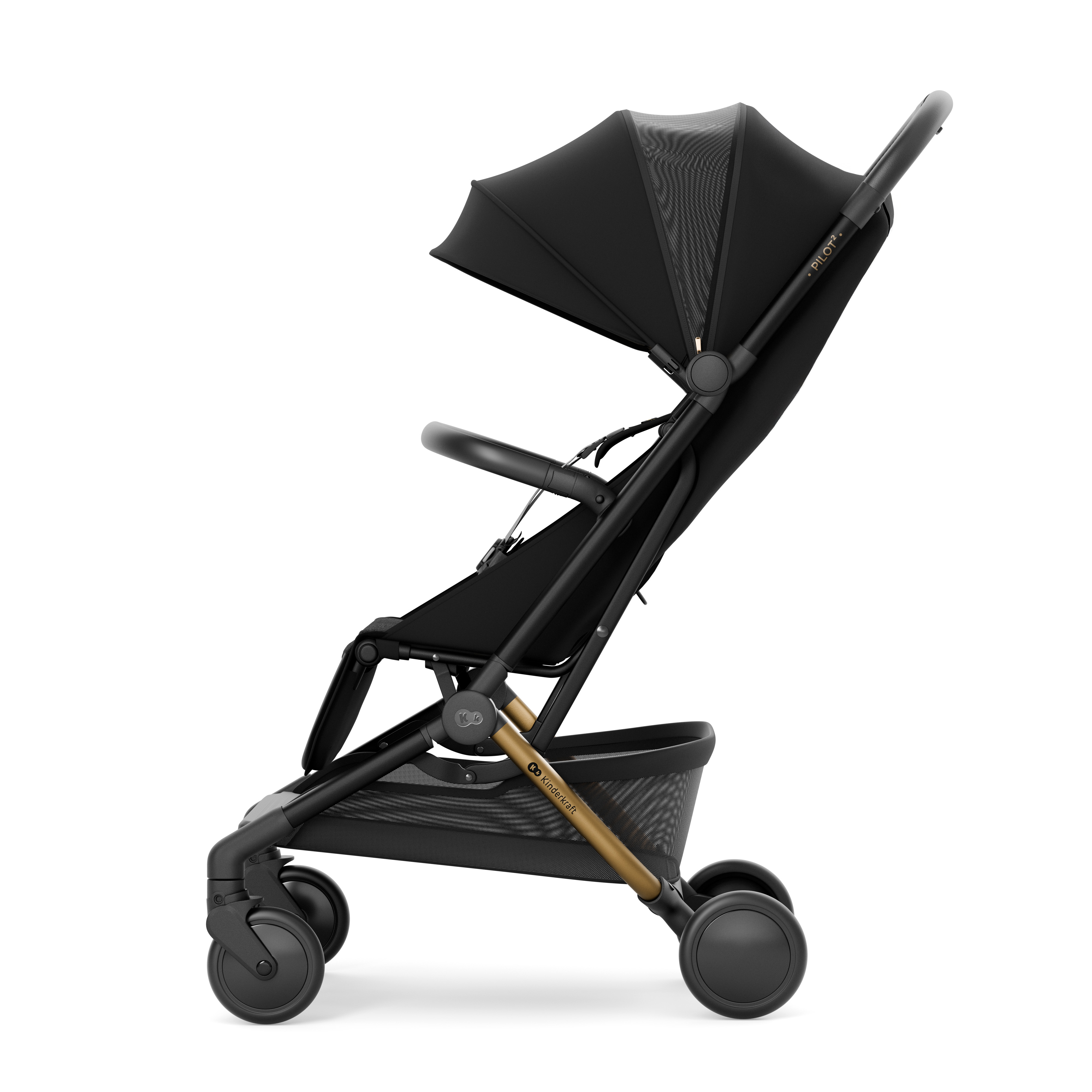 KinderKraft PILOT 2 baby stroller MIDNIGHT BLACK
