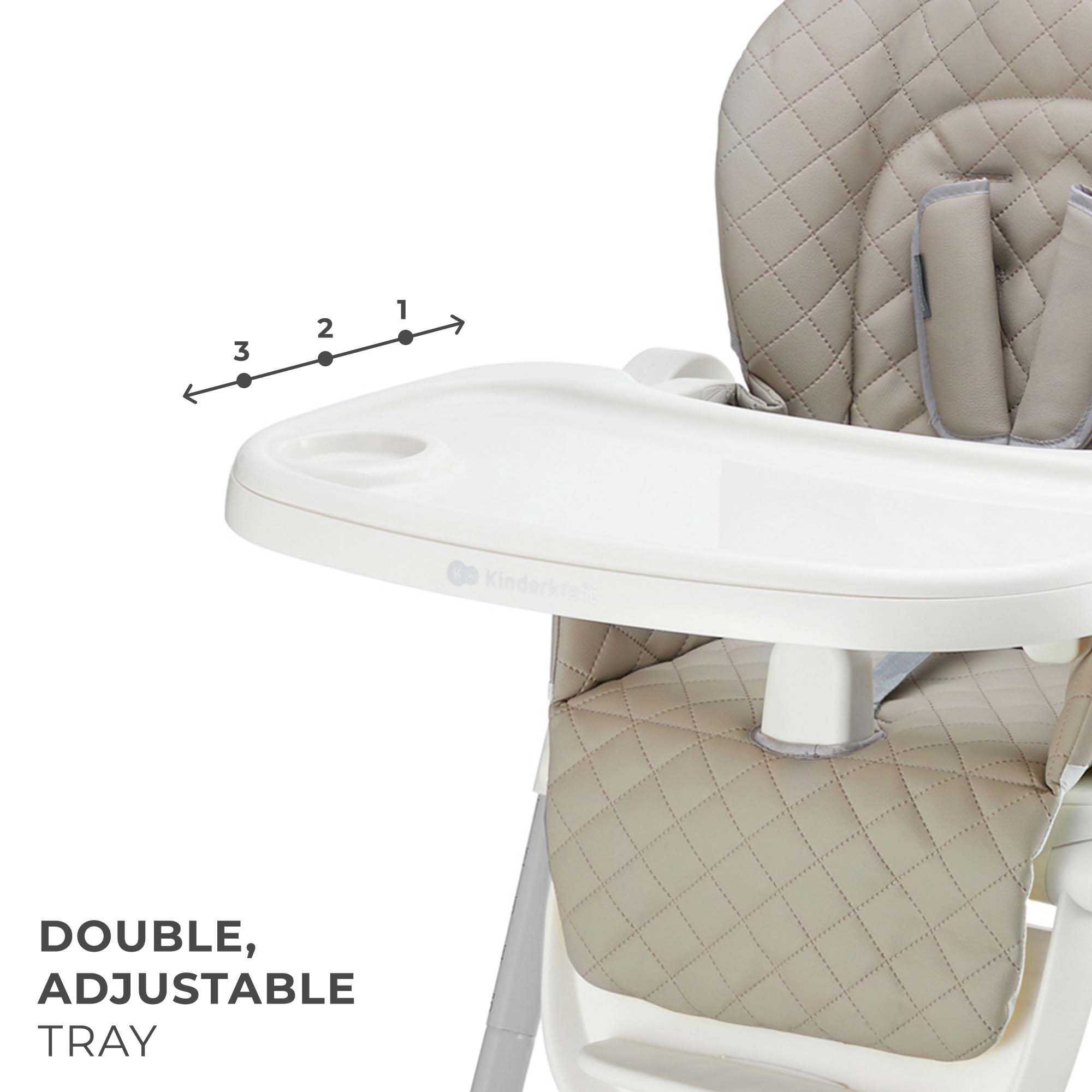 Kinderkraft TULO high chair BEIGE