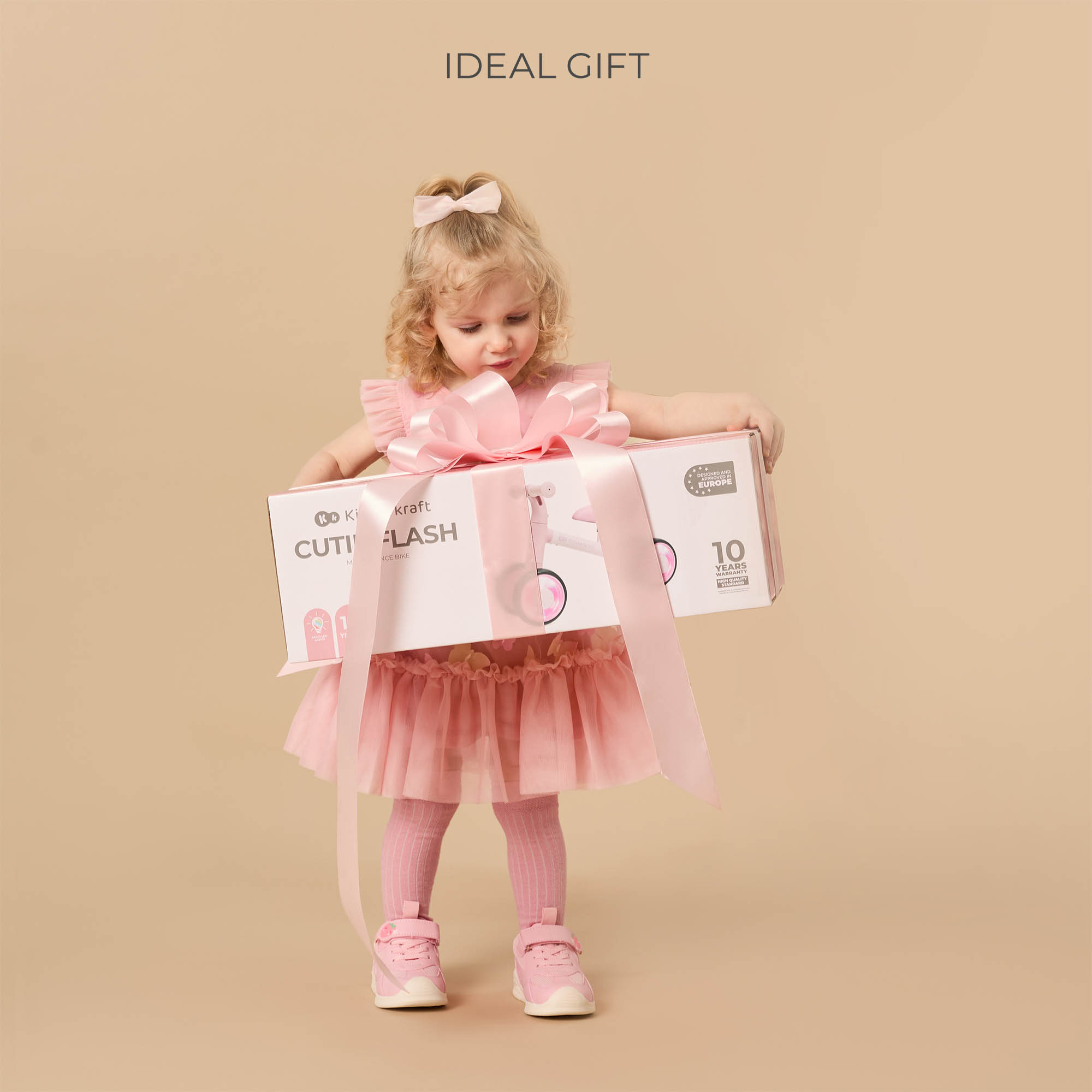 Kinderkraft CUTIE FLASH ride on PINK