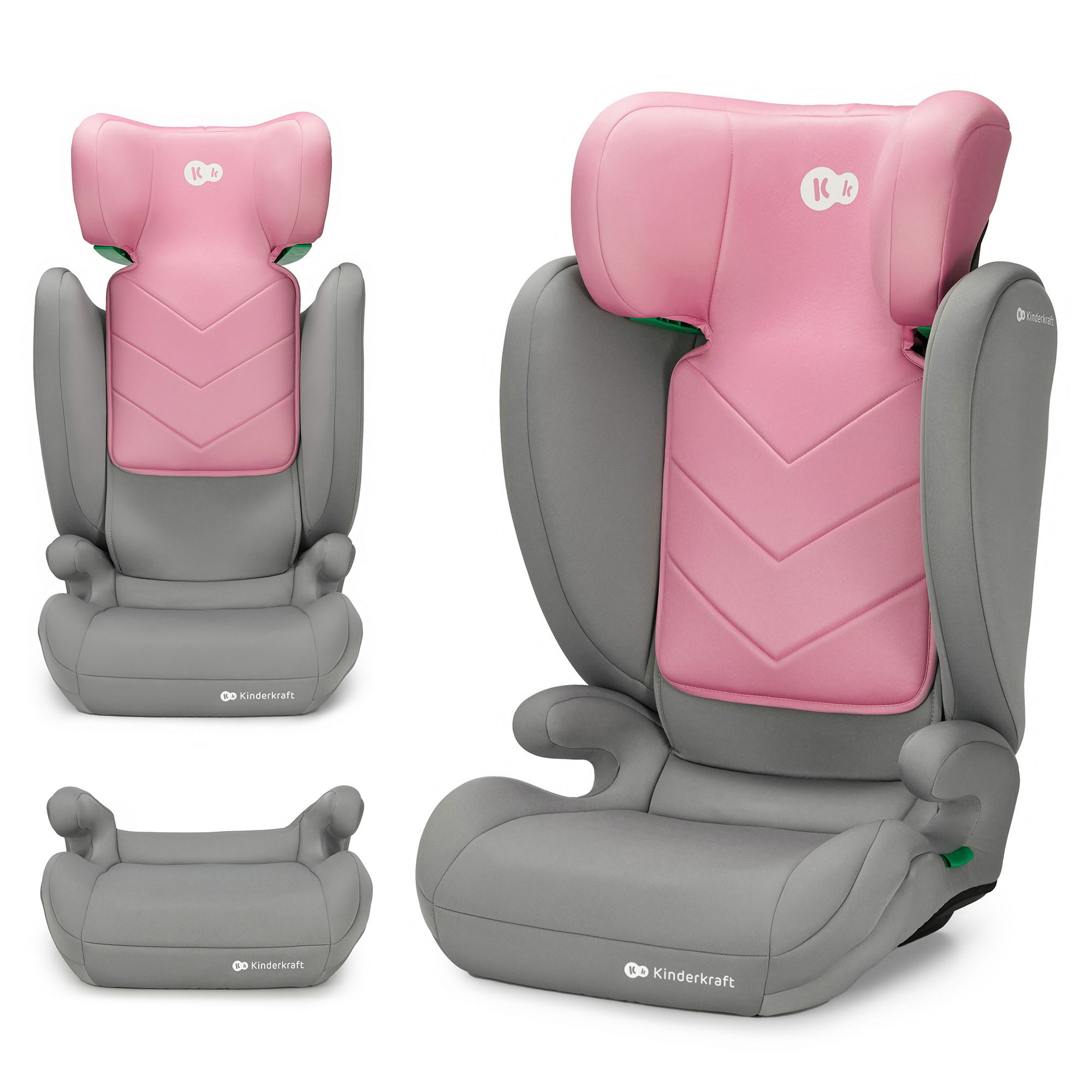 Kinderkraft I-SPARK car seat 100-150cm PINK