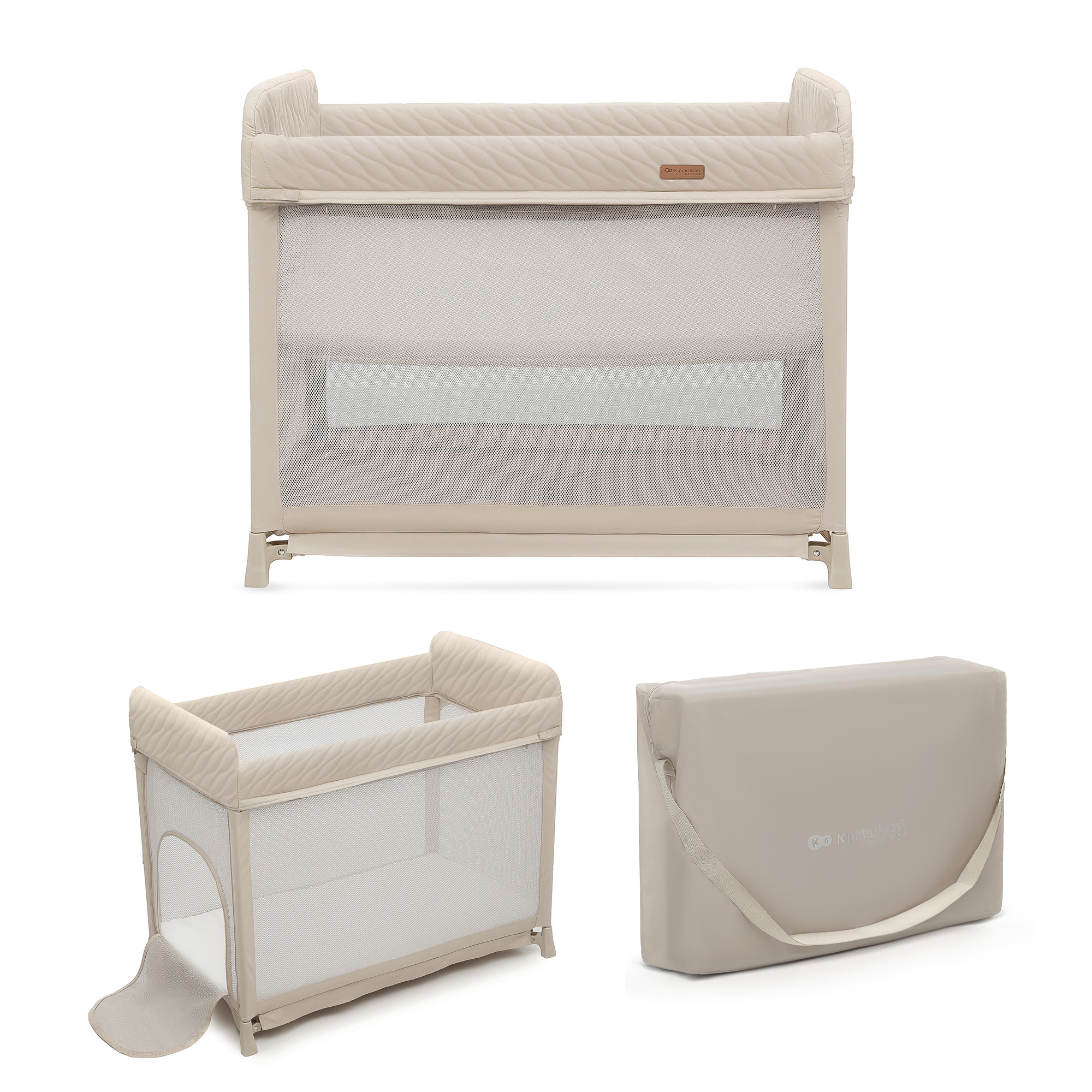 Kinderkraft MOON DREAM baby crib BEIGE