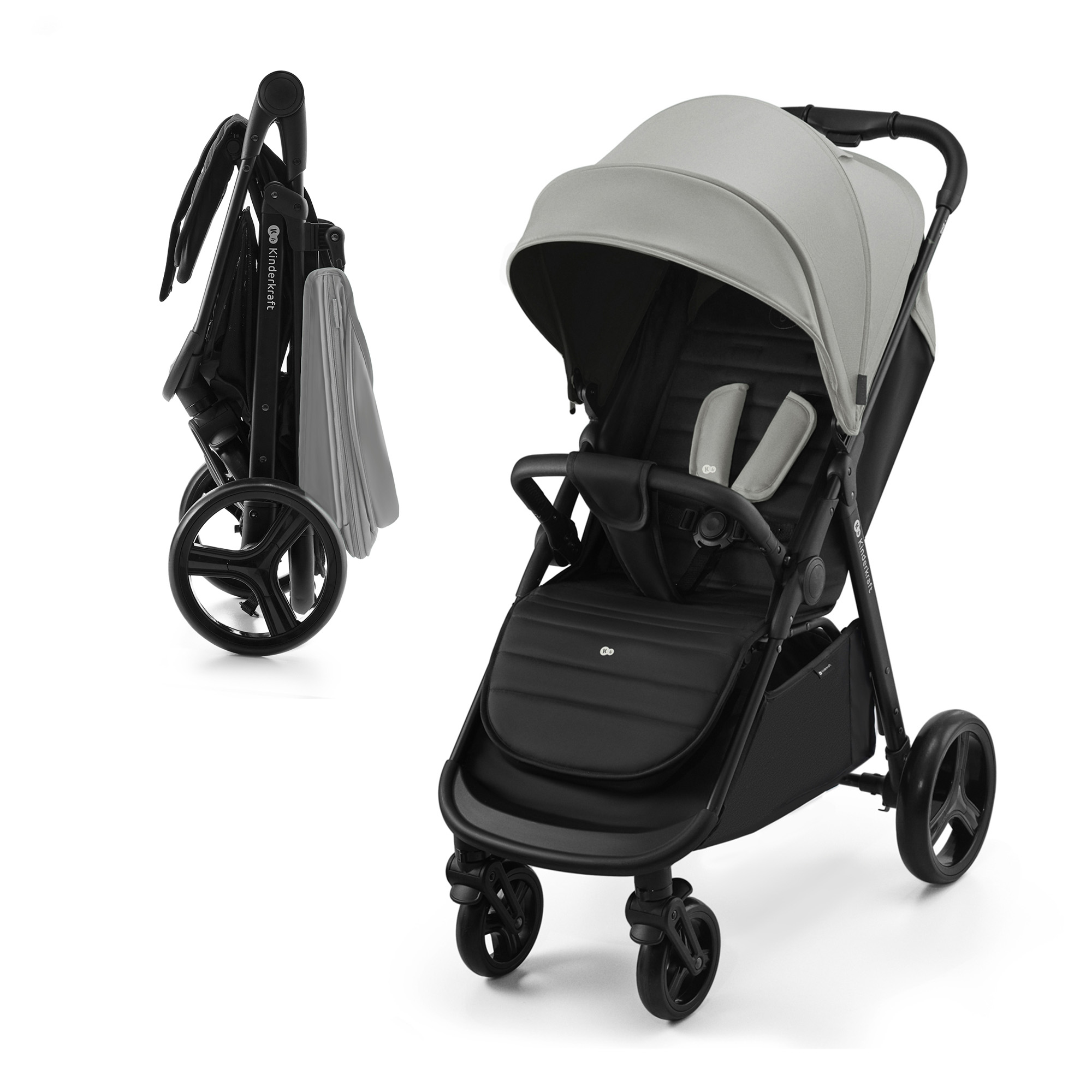 KinderKraft RINE baby stroller MOONLIGHT GREY