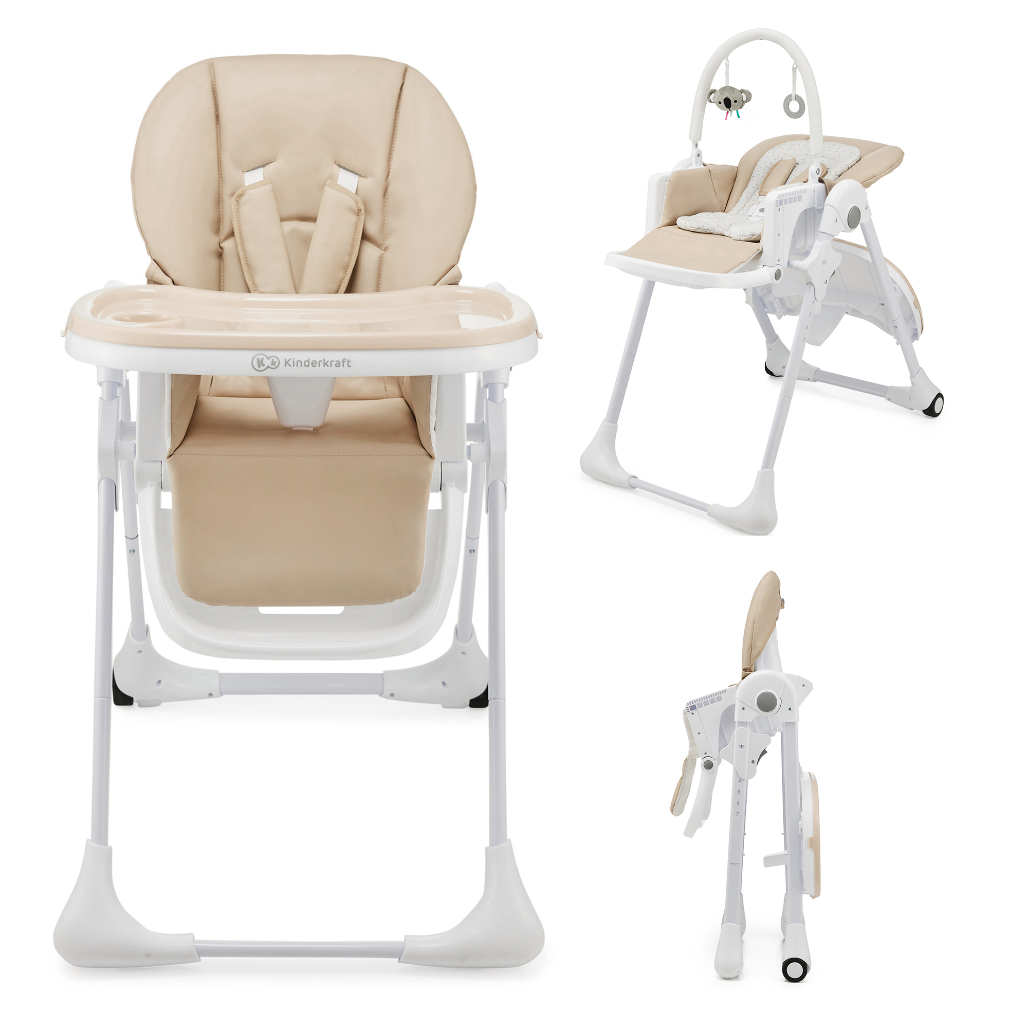 Kinderkraft TUMMIE high chair BEIGE