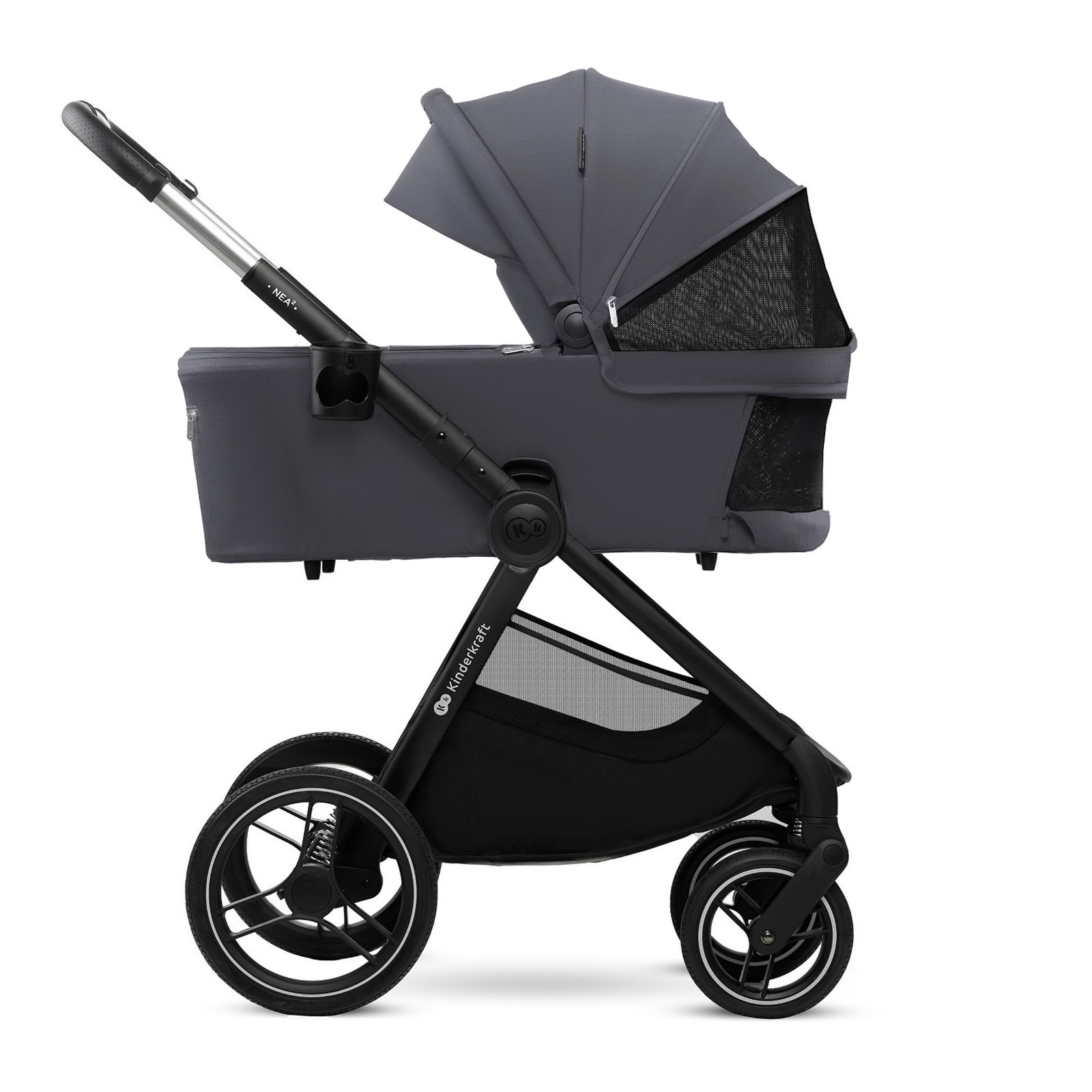 KinderKraft бебешка количка 2в1 NEA 2.0 DEEP GREY