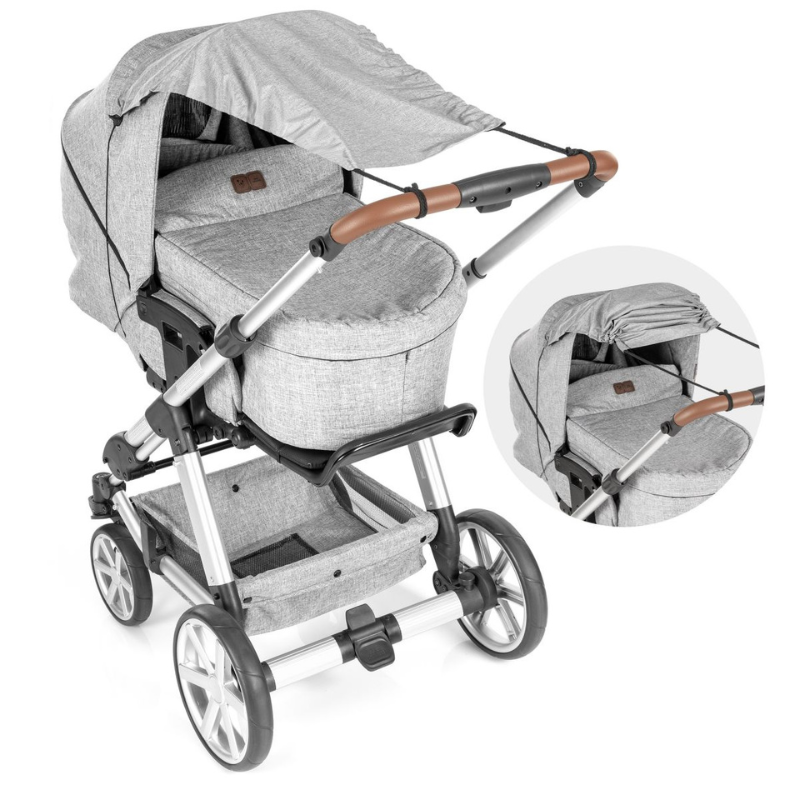 84213 Rear ShineSafe Stroller Shade, Blue