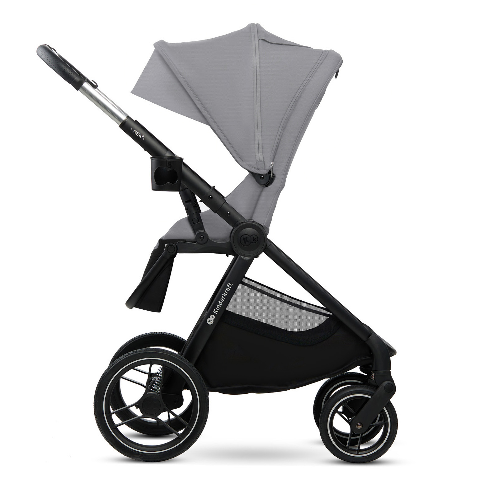 KinderKraft baby stroller 2in1 NEA 2.0 PLATINIUM GREY