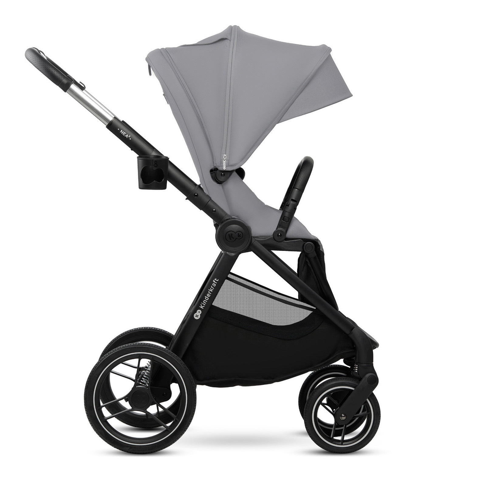 KinderKraft baby stroller 2in1 NEA 2.0 PLATINIUM GREY