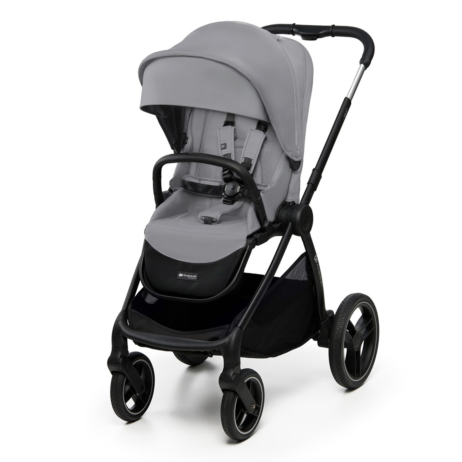 KinderKraft baby stroller 2in1 NEA 2.0 PLATINIUM GREY