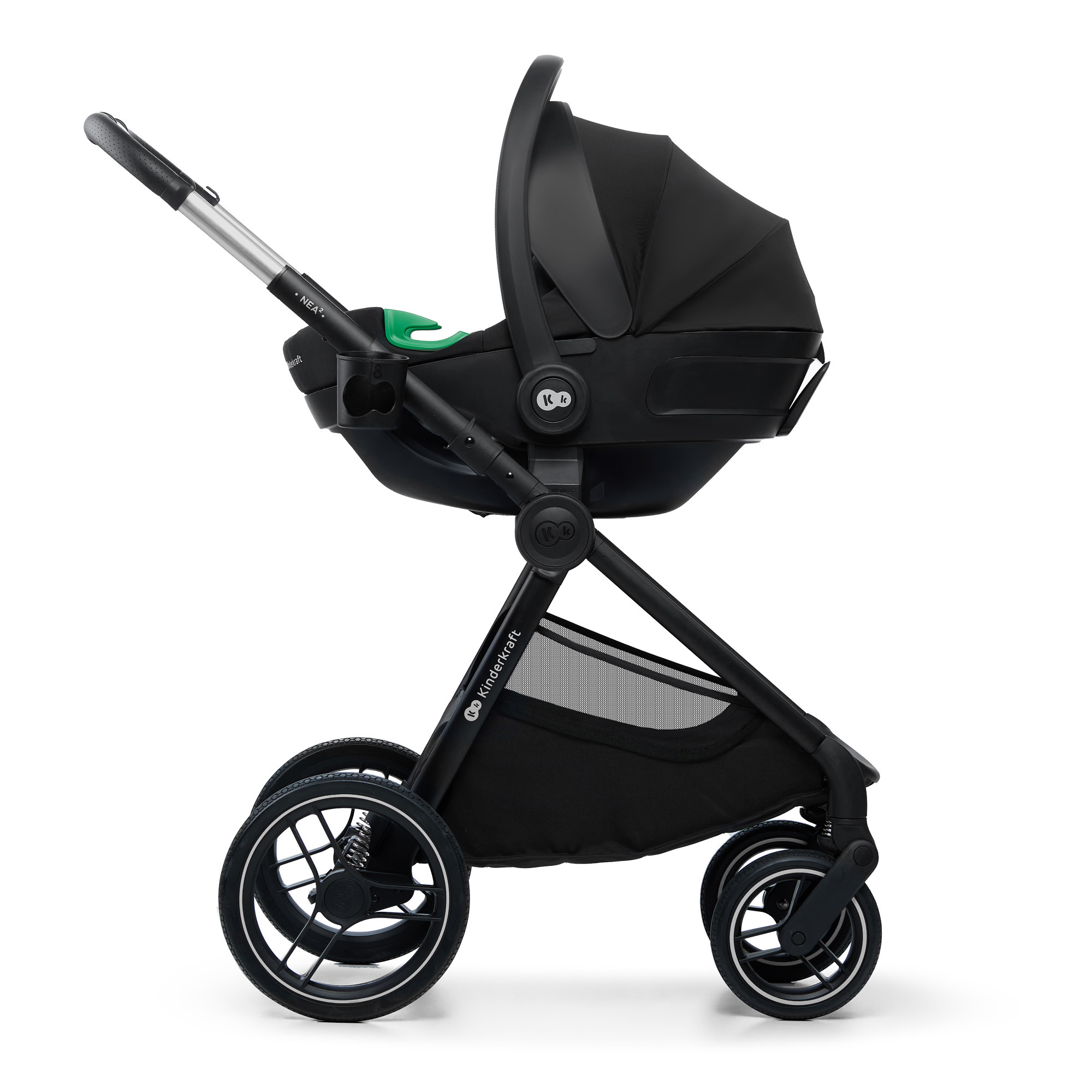 KinderKraft baby stroller 2in1 NEA 2.0 PLATINIUM GREY