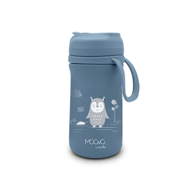 4440 Nuvita thermos with straw 350 ml Powder Blue