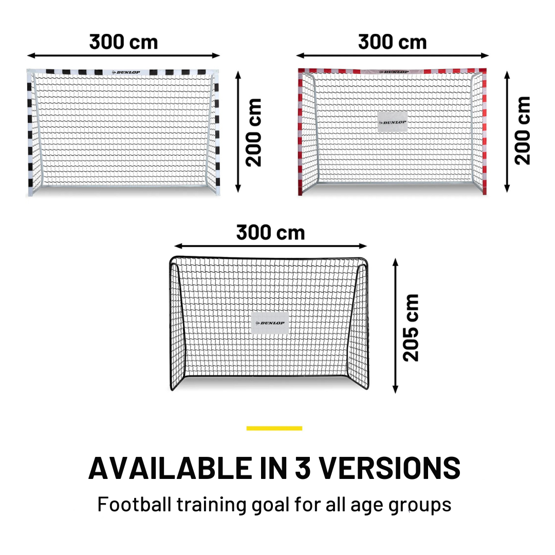 Dunlop football goal 300x200x110 cm