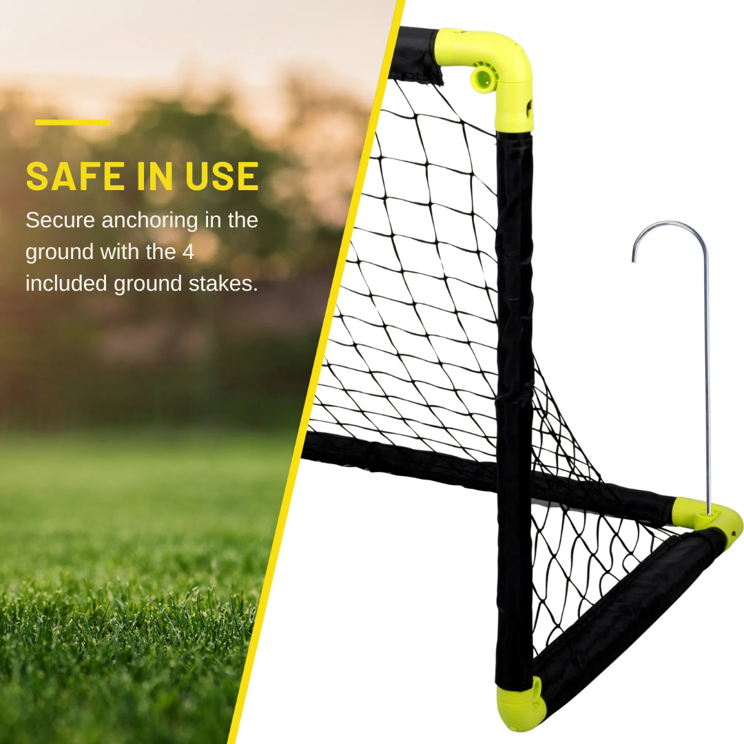 Dunlop folding football goal 90x59x61 cm
