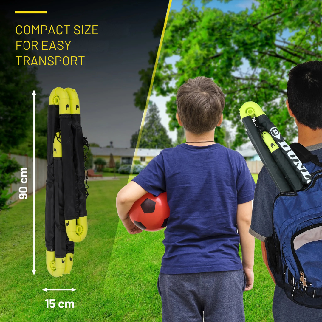 Dunlop folding football goal 90x59x61 cm