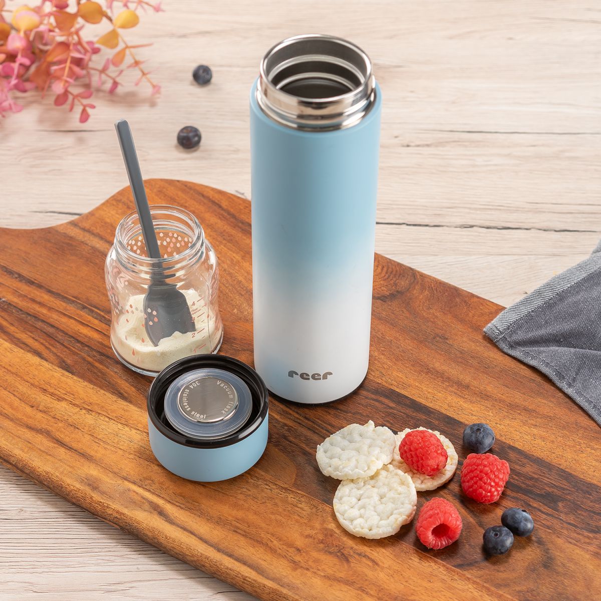 90023 Reer thermos with wide mouth 450 ml, blue