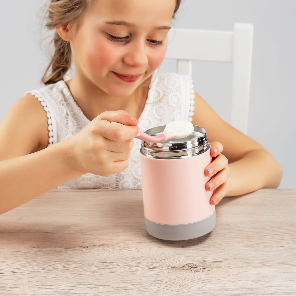 90424 Reer thermal box 300 ml pink