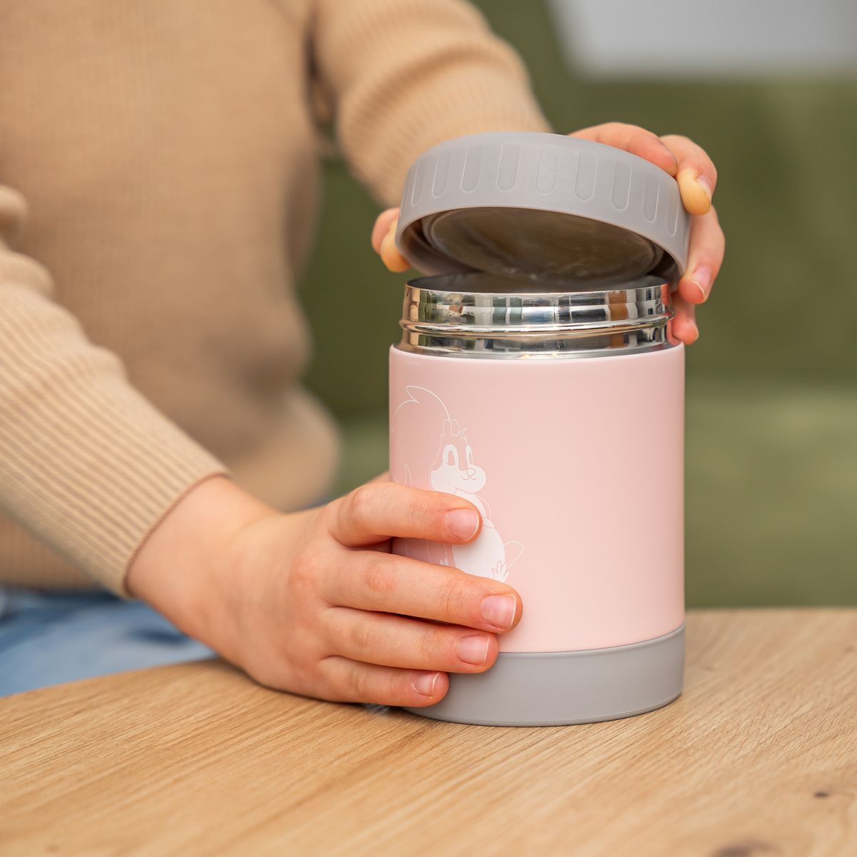 90424 Reer thermal box 300 ml pink