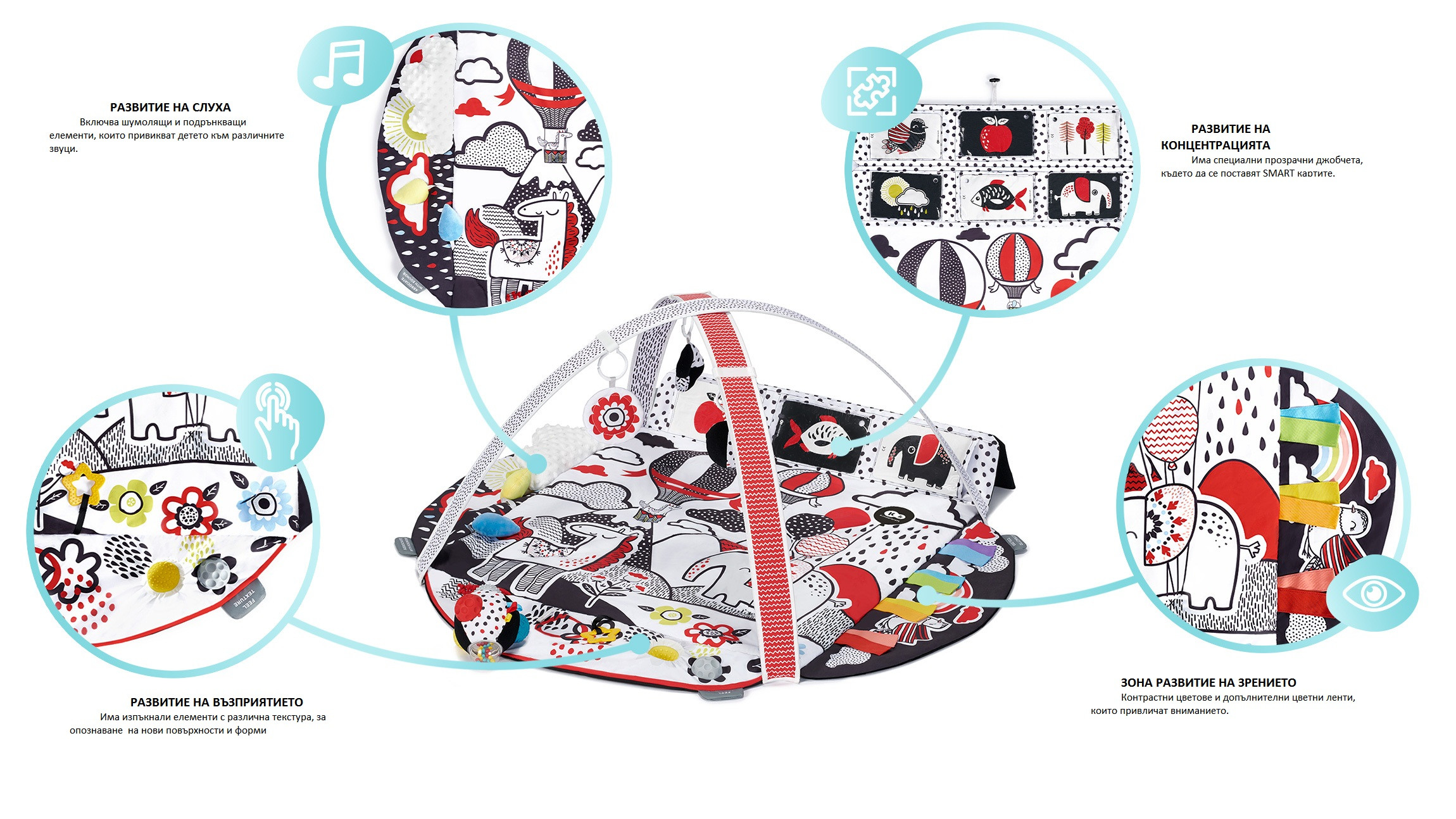 KinderKraft 4smart активна гимнастика KP4SMA00MUL