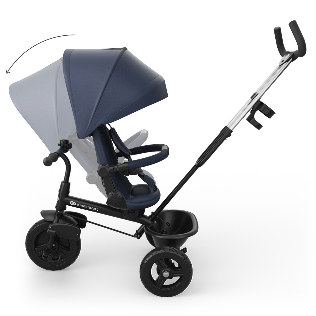 KinderKraft ASTON 2 PLUS tricycle BLUE