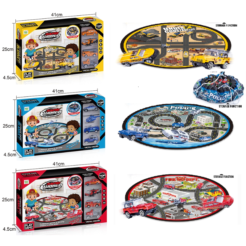 Gearbox подложка за игра с колички Строителни машини