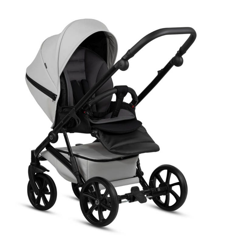 Tutis VIVA 5+ Leather baby stroller 2 in 1 085 Cloud