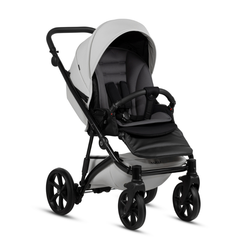 Tutis VIVA 5+ Leather baby stroller 2 in 1 085 Cloud