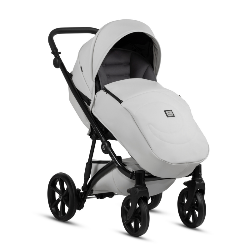 Tutis VIVA 5+ Leather baby stroller 2 in 1 085 Cloud