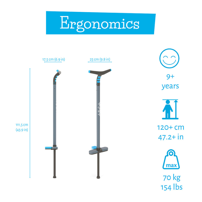 Chillafish Poogi CPPG03BLU teen pogo stick Blue