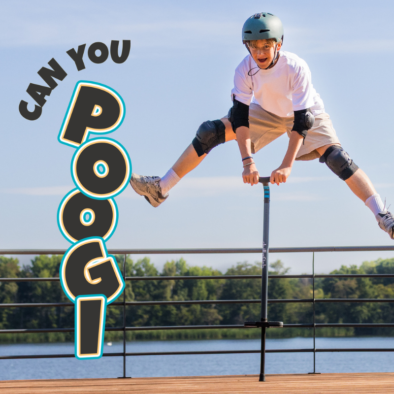 Chillafish Poogi CPPG03BLU teen pogo stick Blue