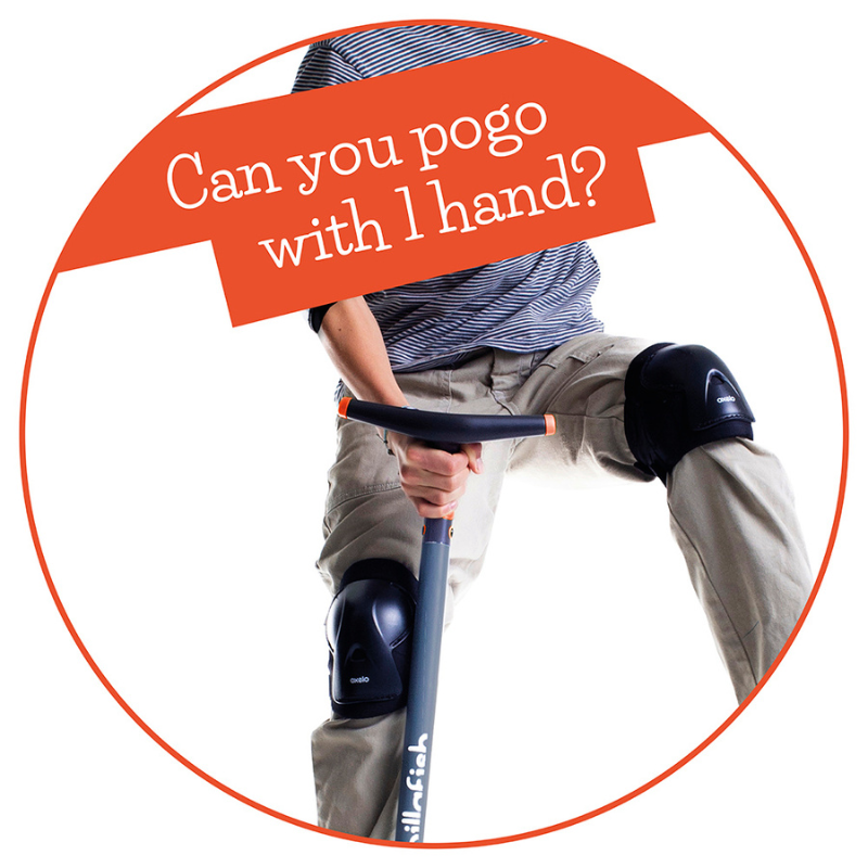 Chillafish Poogi Glow CPPG04PAP teen pogo stick Papaya