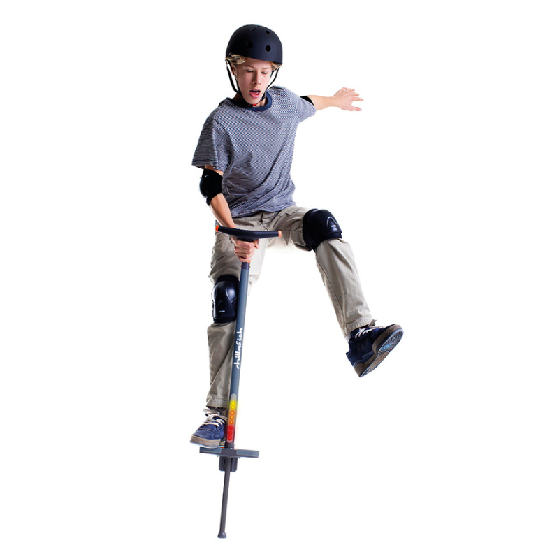 Chillafish Poogi Glow CPPG04PAP teen pogo stick Papaya