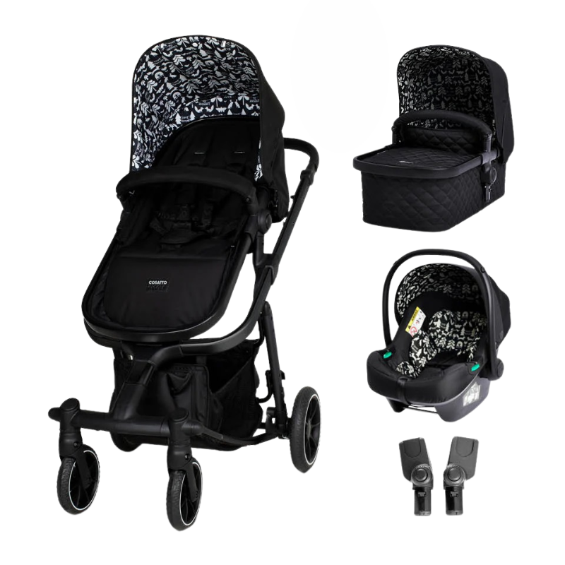 Cosatto CT5749 GIGGLE TRAIL 3in1 Silhouiette Stroller+BASE+BAG AND SACK