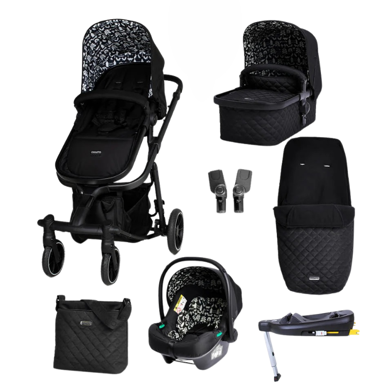 Cosatto CT5749 GIGGLE TRAIL 3in1 Silhouiette Stroller+BASE+BAG AND SACK