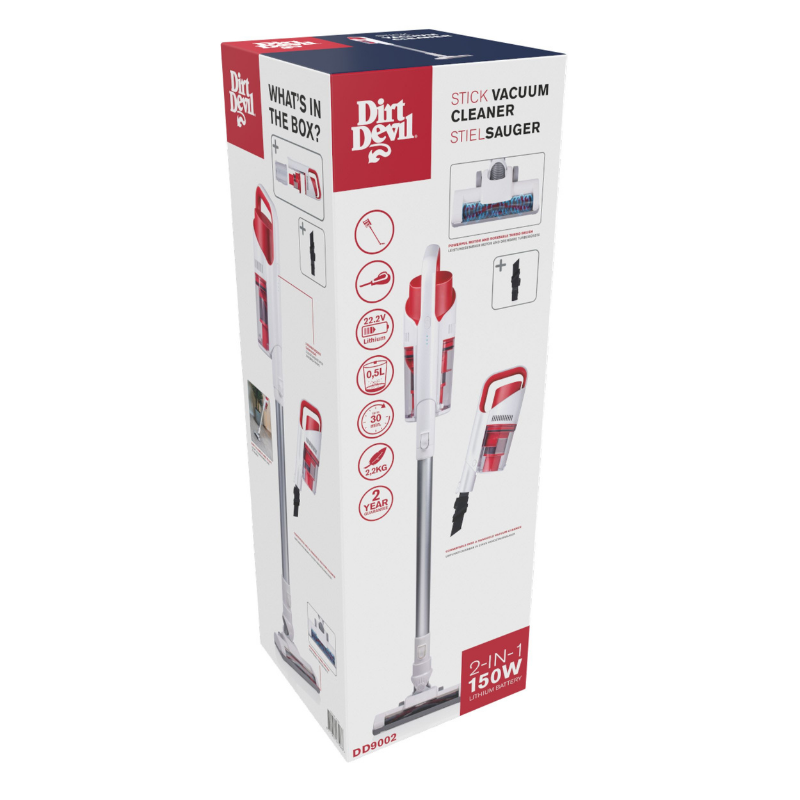 Dirt Devil DD9002 вертикална акумулаторна прахосмукачка