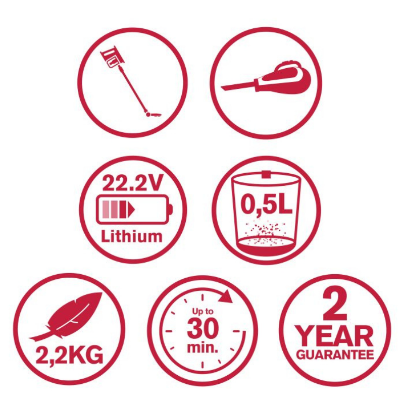 Dirt Devil DD9002 вертикална акумулаторна прахосмукачка