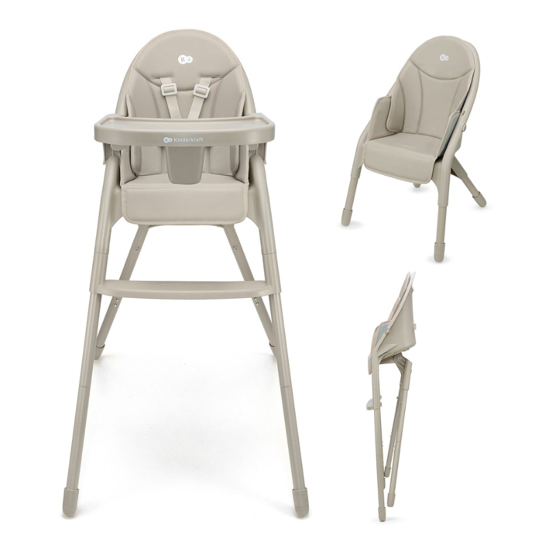 Kinderkraft DINNLY столче за хранене BEIGE