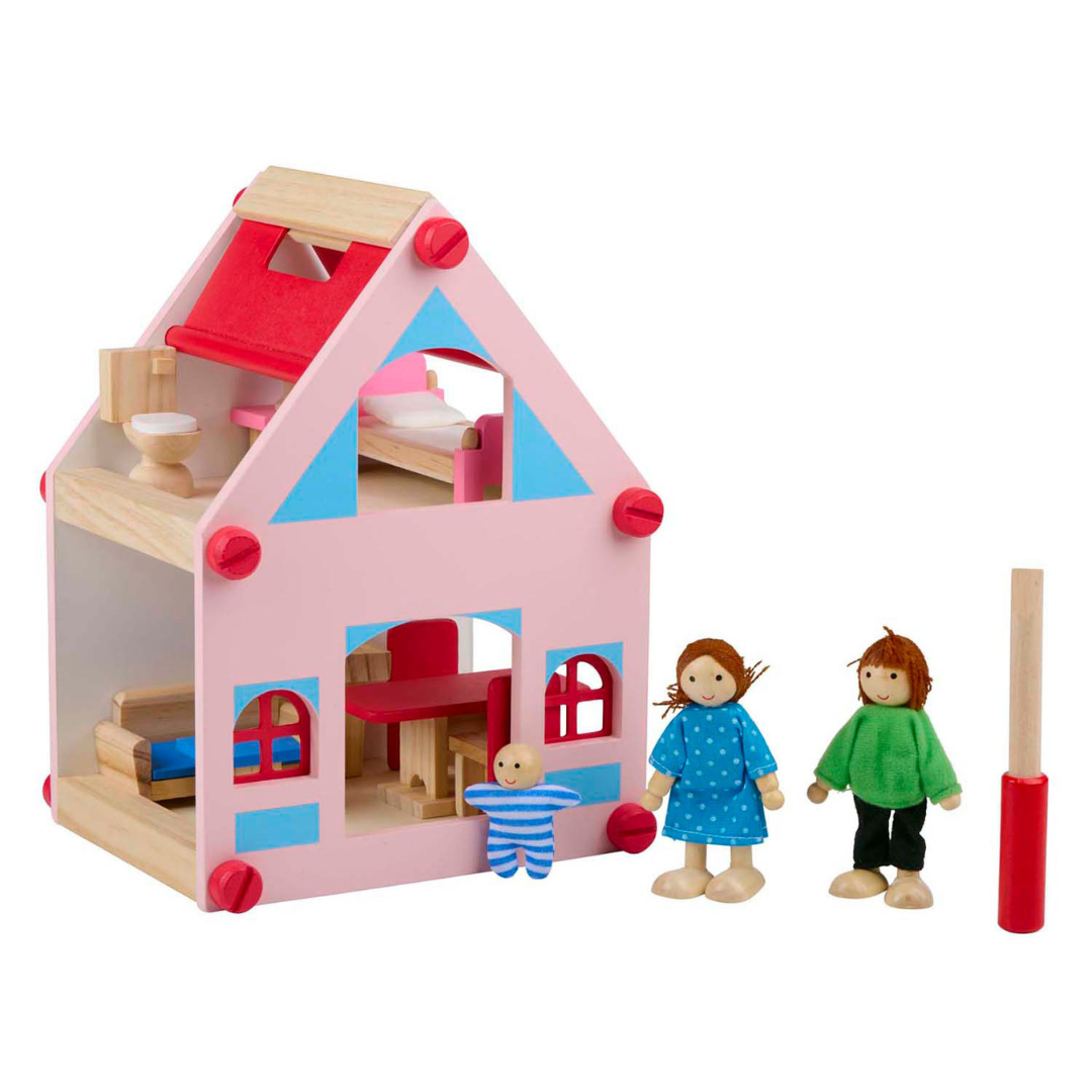Marionette doll house 15 pieces