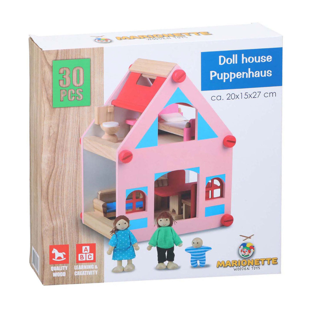 Marionette doll house 15 pieces