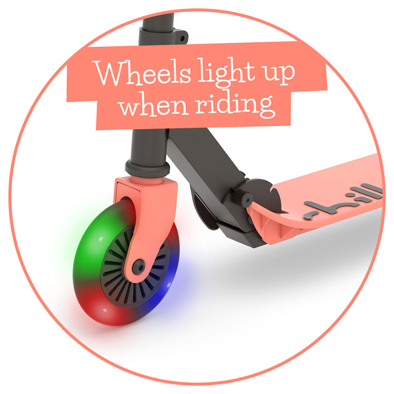 Chillafish Flexxi Glow CPFM04FLA folding scooter Flamingo
