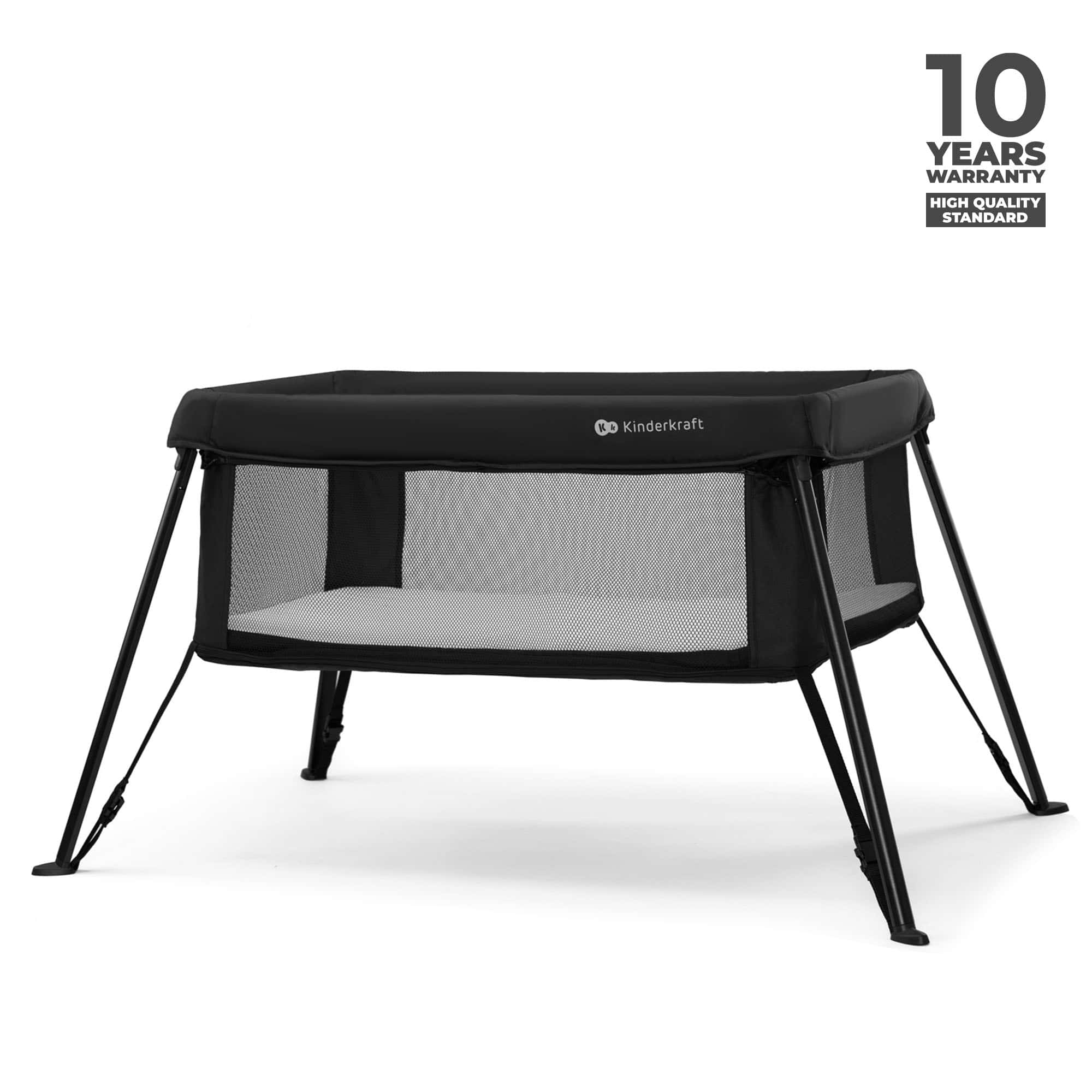 Kinderkraft CAMI baby cot BLACK