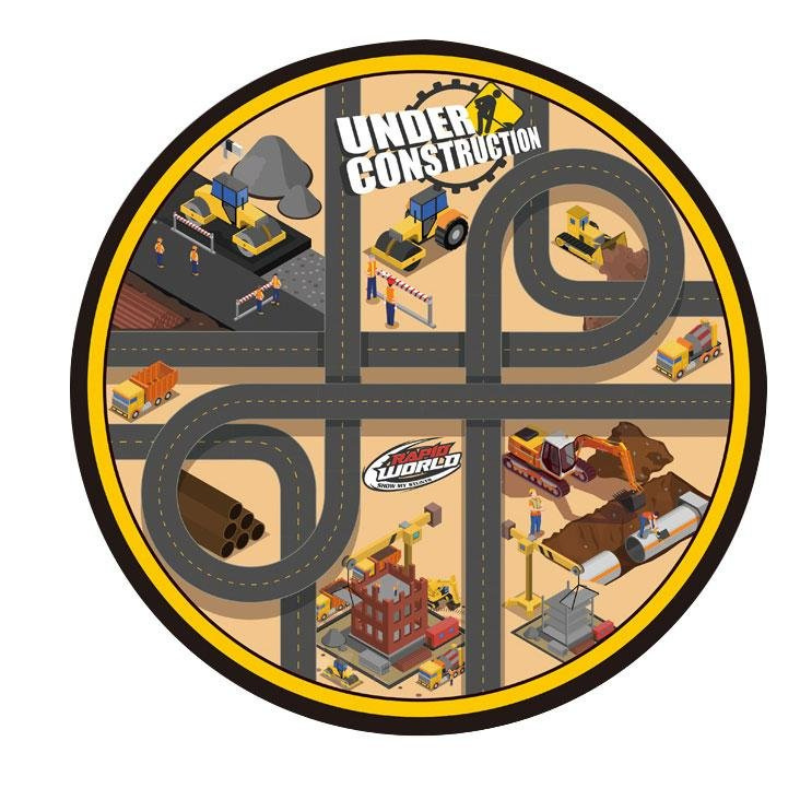 Gearbox подложка за игра с колички Строителни машини