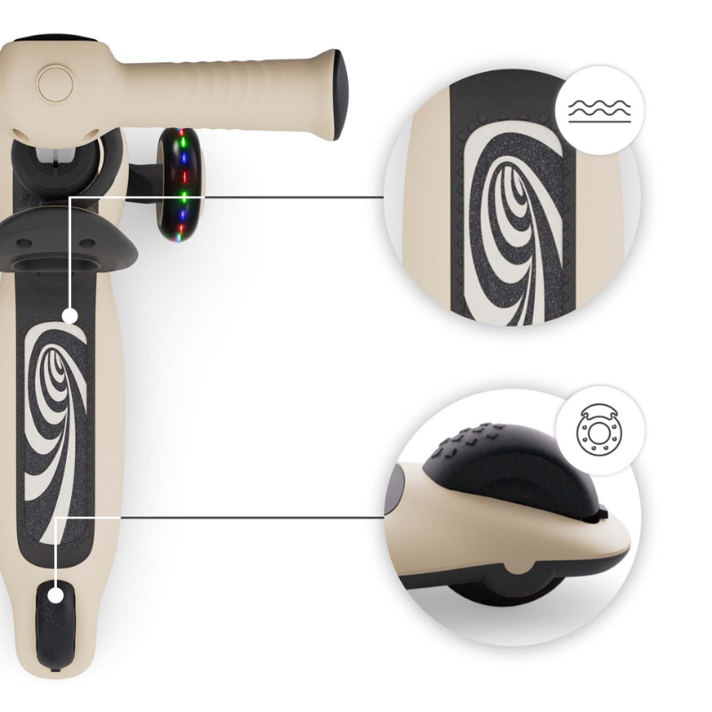 Kinderkraft HALLEY 2 scooter STONE WHITE
