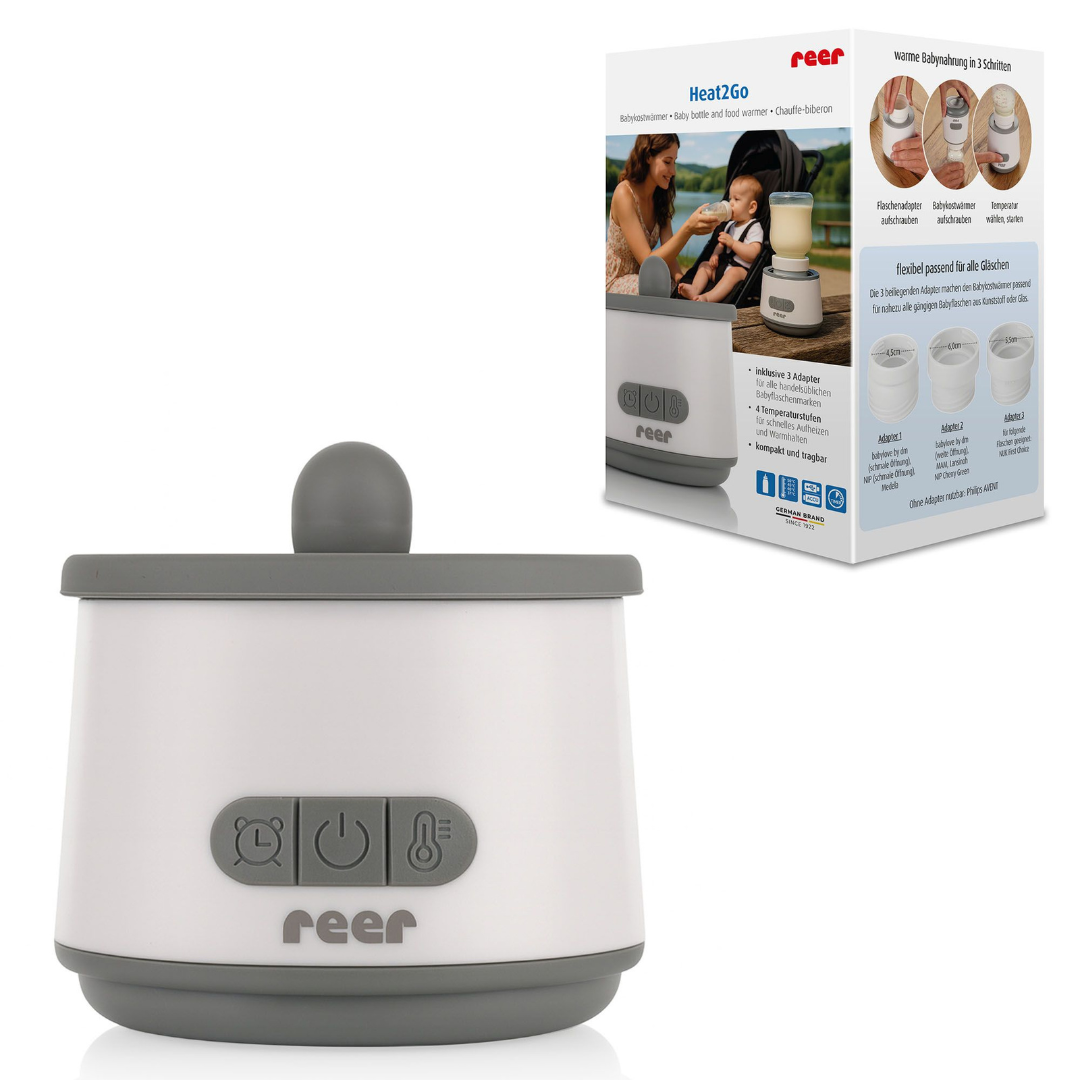 Reer 33060 Heat2Go преносим кагревател за бебебешка храна