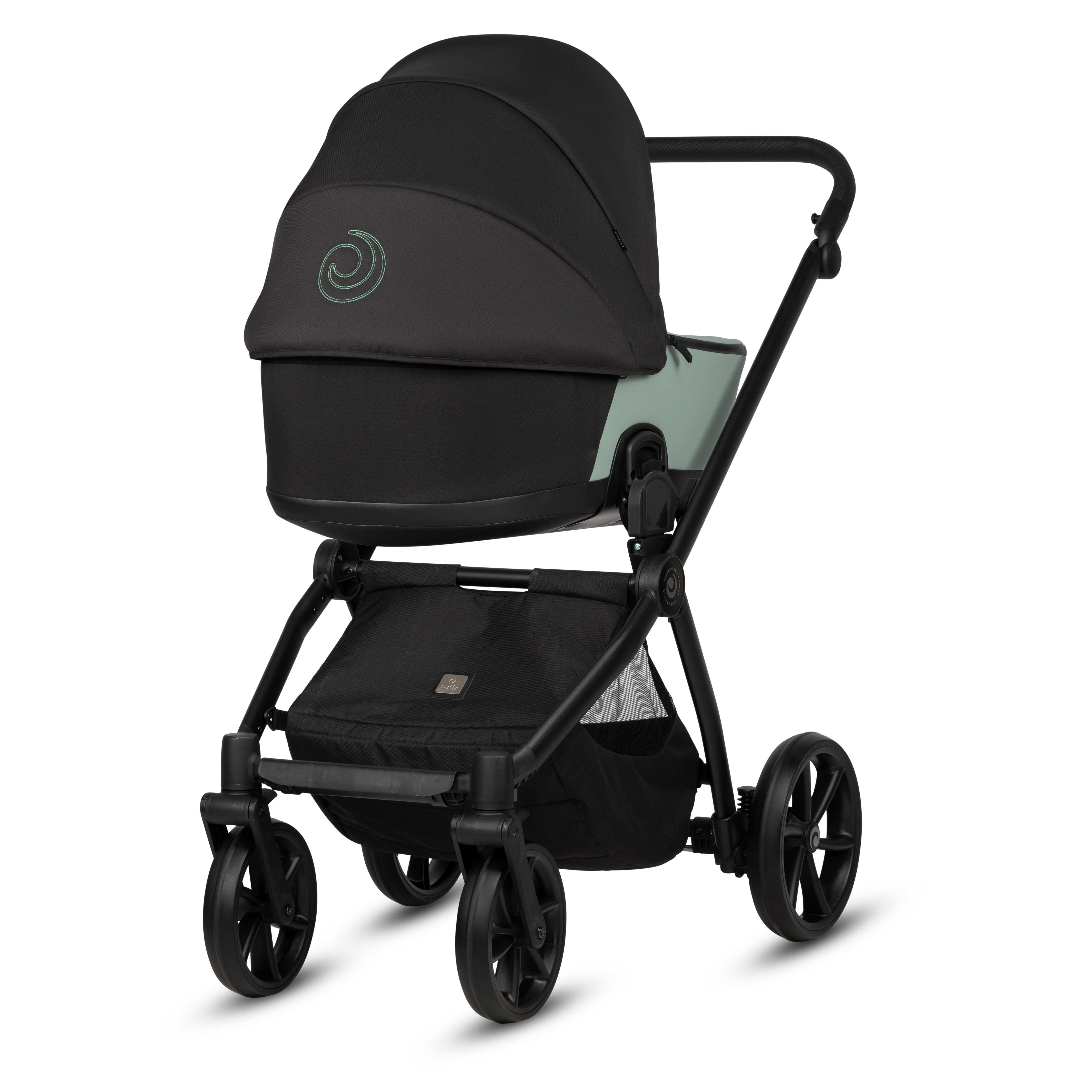 Tutis MIO 3+ Leather baby stroller 2in1 039 Sage