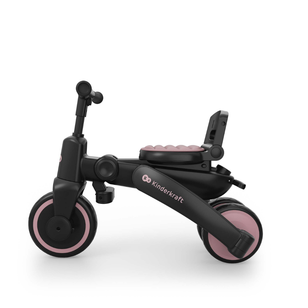 KinderKraft JAZZ 3 folding tricycle PINK